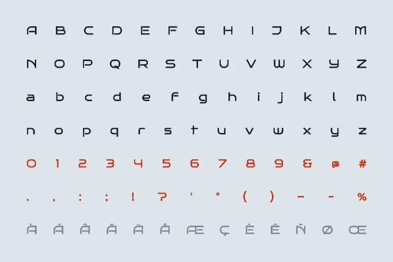 فونت Bruno Ace — Free Geometric Sans — تصویر ۳