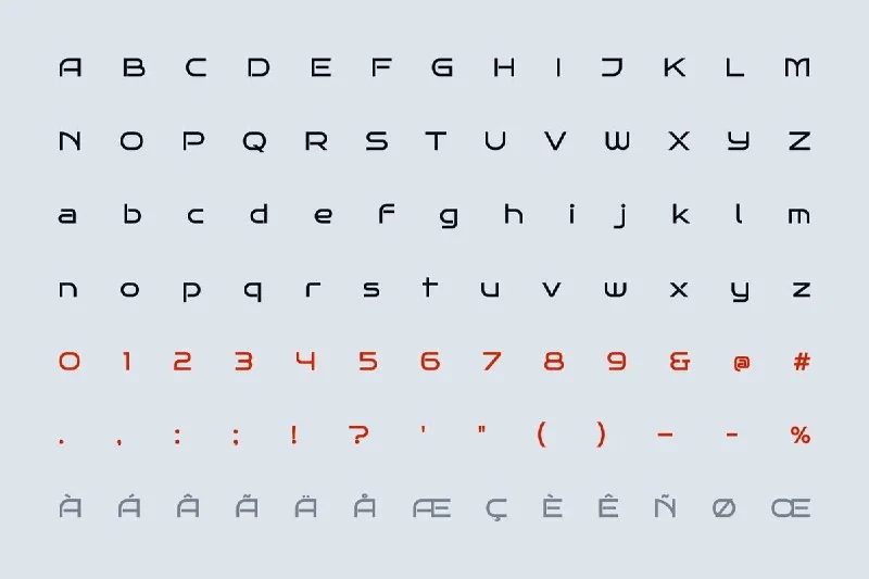 فونت Bruno Ace — Free Geometric Sans — تصویر ۳