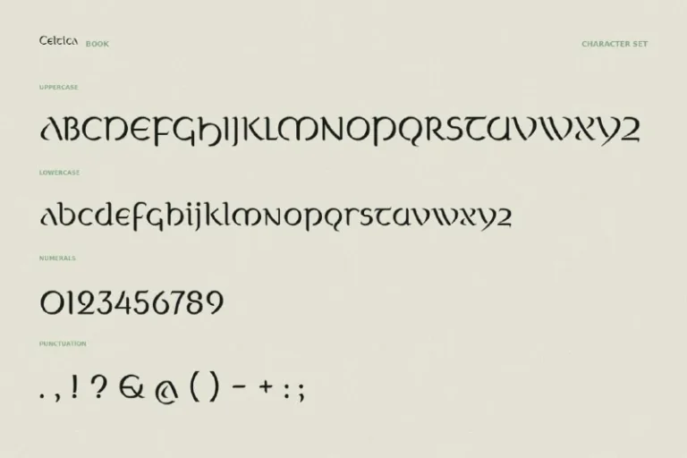 فونت Celtica – Fantasy Font Family — تصویر ۳