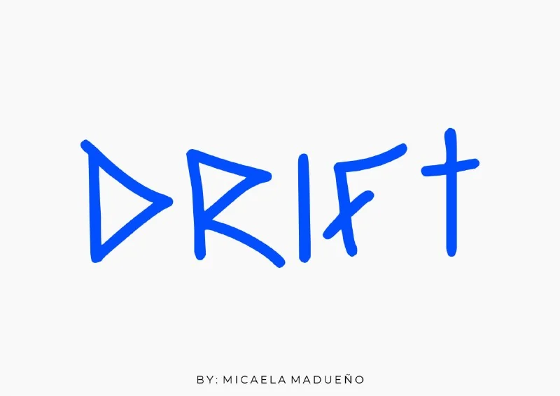 فونت DRIFT — تصویر ۱
