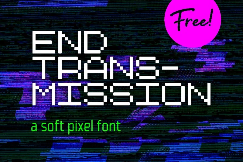فونت End Transmission — تصویر ۱