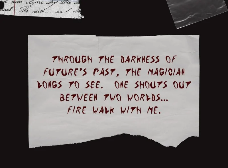 فونت Fire Walk With Me — تصویر ۲