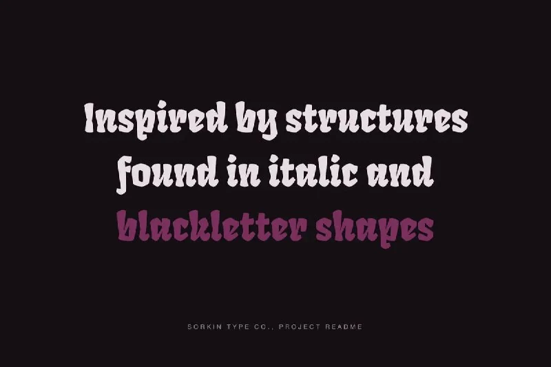 فونت Fruktur – Free Whimsical Gothic Font — تصویر ۳
