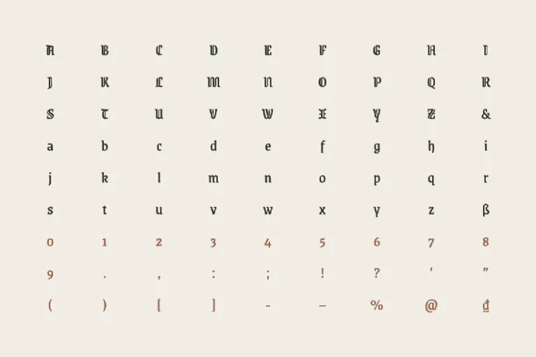 فونت Grenze Gotisch – Free Font Family — تصویر ۴