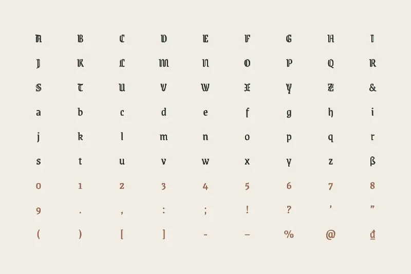 فونت Grenze Gotisch – Free Font Family — تصویر ۴
