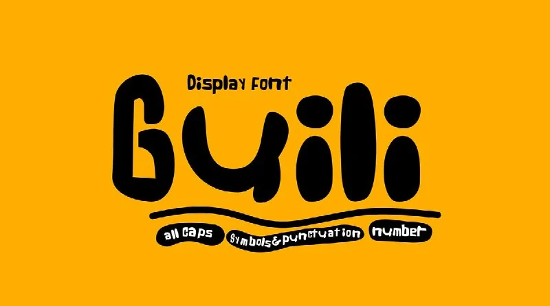 فونت guili — تصویر ۱