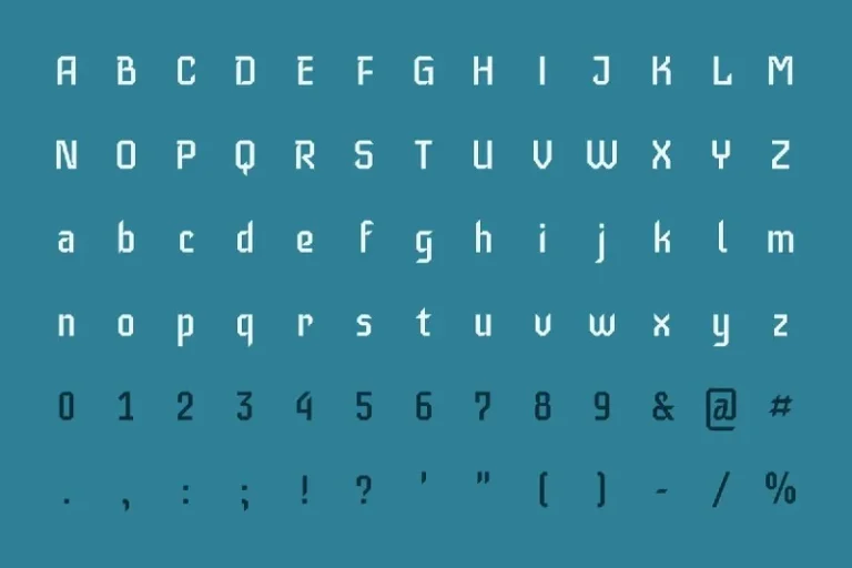 فونت Iceberg – Free Modular Grotesque Font — تصویر ۳