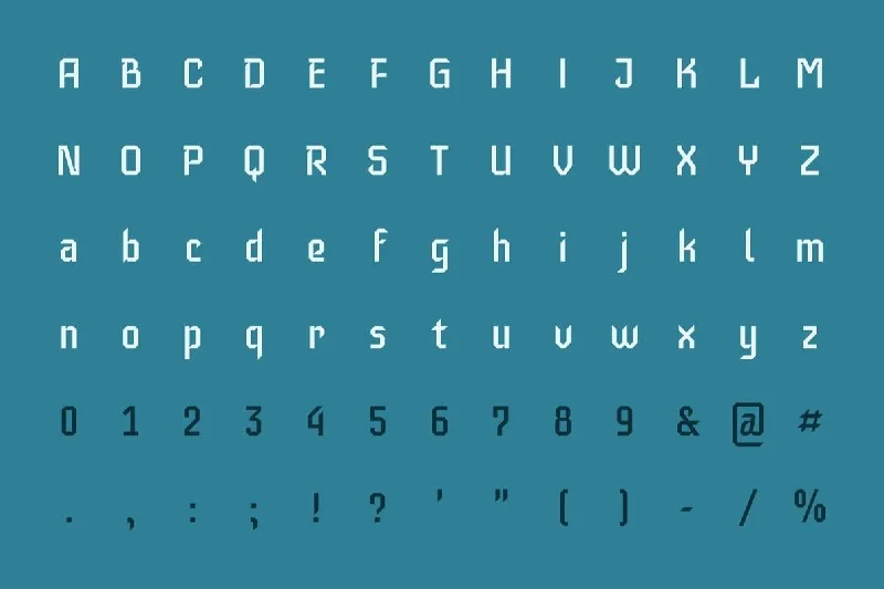 فونت Iceberg – Free Modular Grotesque Font — تصویر ۳