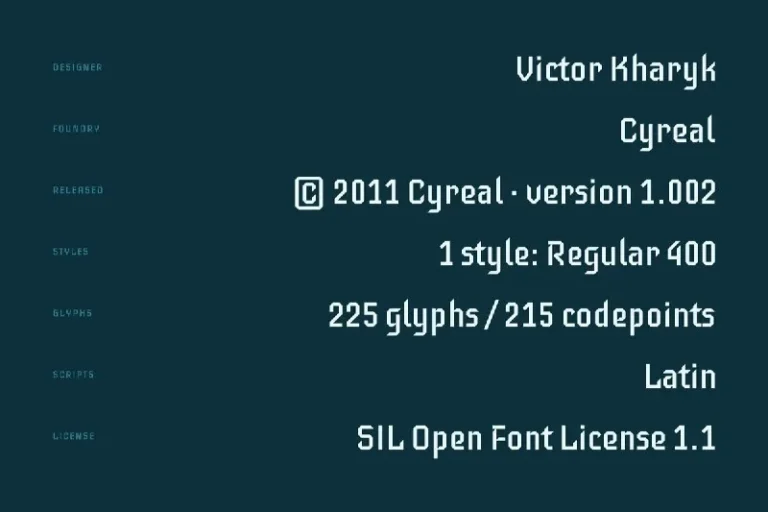 فونت Iceberg – Free Modular Grotesque Font — تصویر ۴