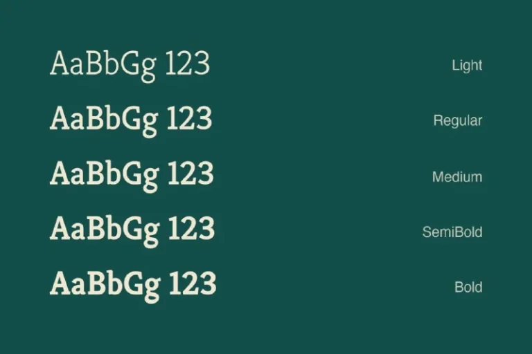 فونت Kreon Free Font — تصویر ۳