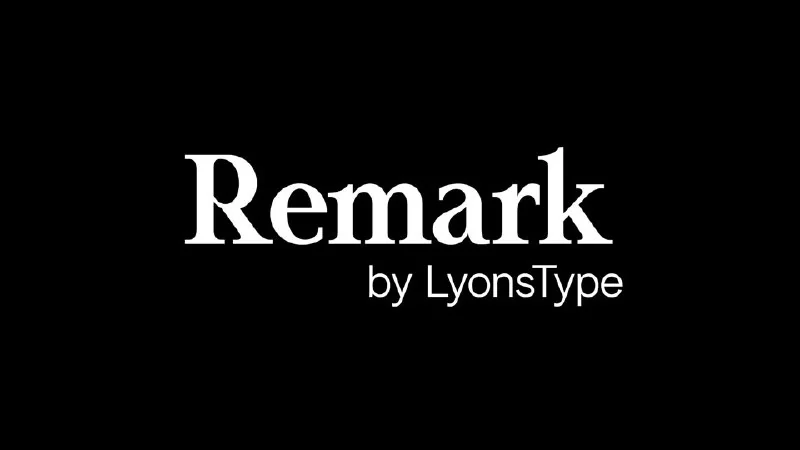 فونت LT Remark — تصویر ۱
