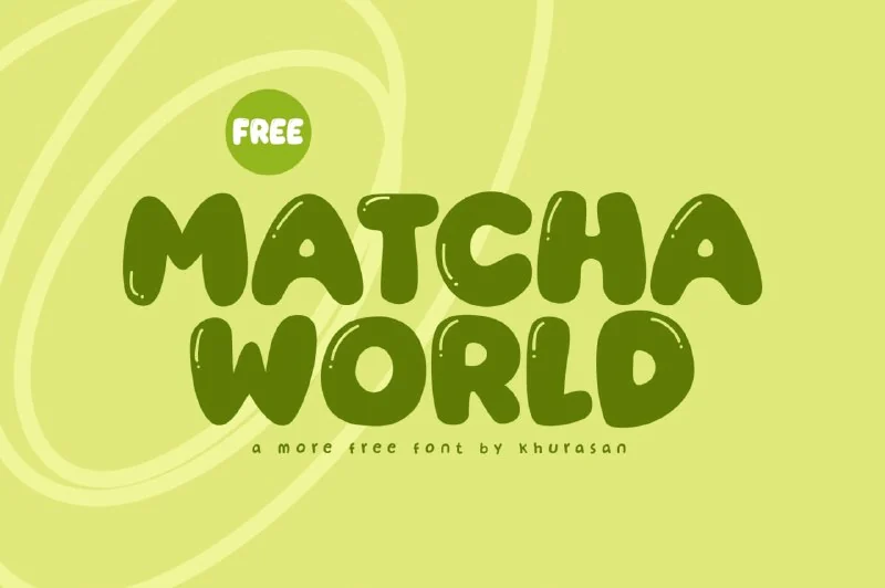 فونت Matcha World — تصویر ۱
