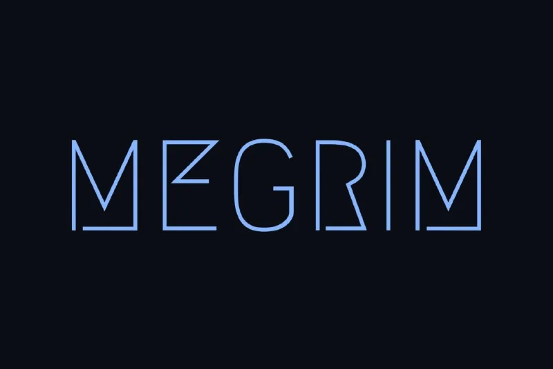 فونت Megrim — تصویر ۱