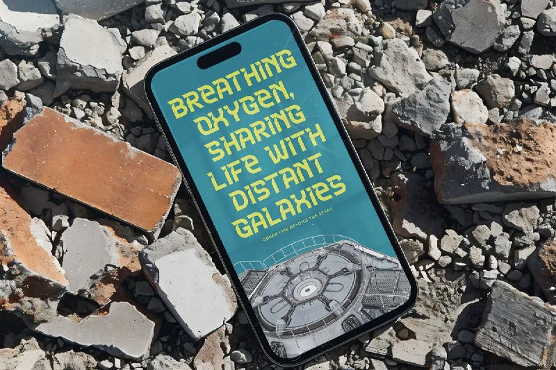 فونت Meteor Horizon — تصویر ۲