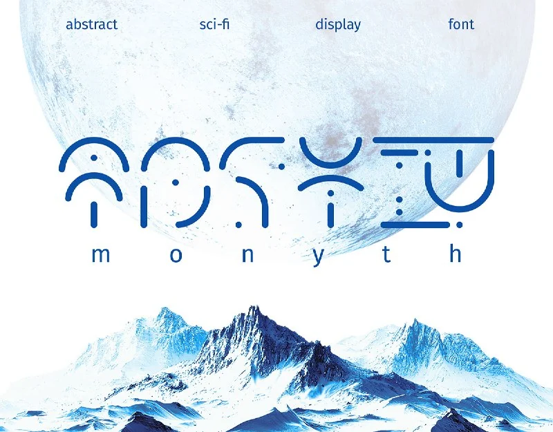 فونت Monyth — تصویر ۱