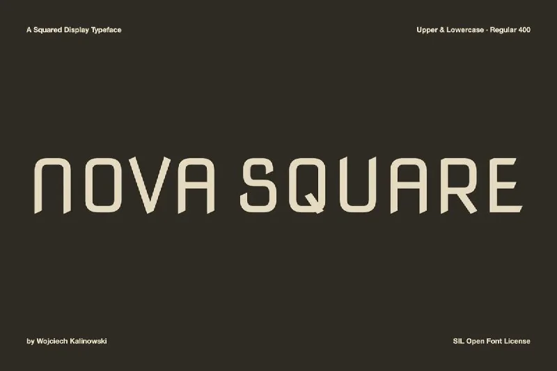 فونت Nova Square — تصویر ۱