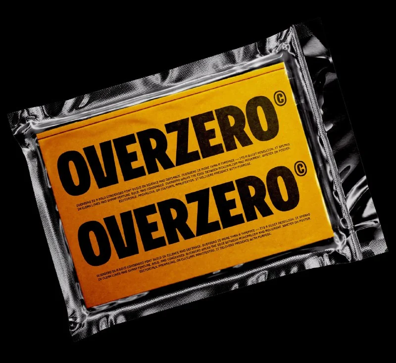 فونت Overzero Italic – Free DCU — تصویر ۳