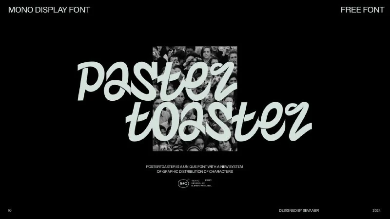 فونت Postertoaster — تصویر ۱