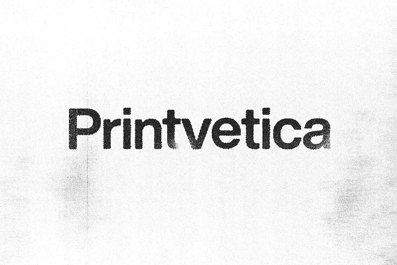 فونت Printvetica — تصویر ۱