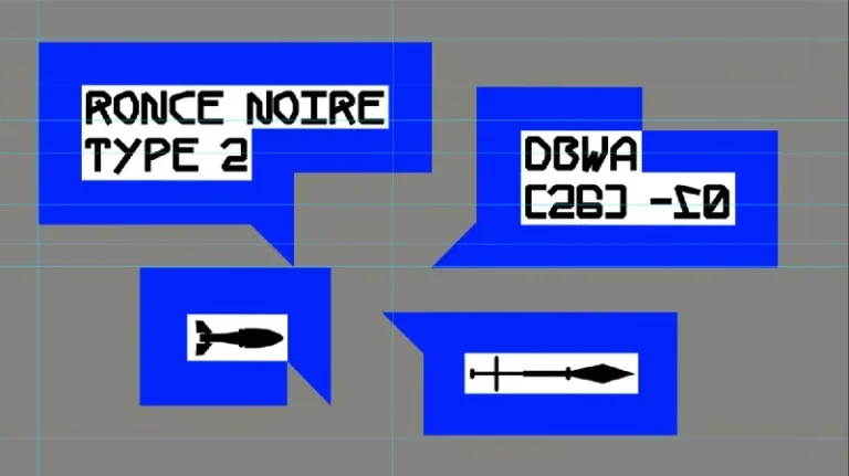 فونت Ronce Noir — تصویر ۳