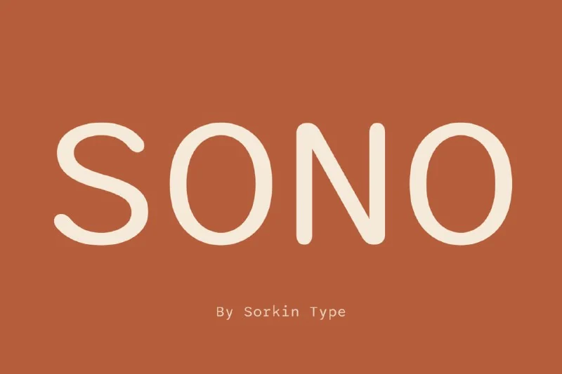 فونت Sono Sans — تصویر ۱