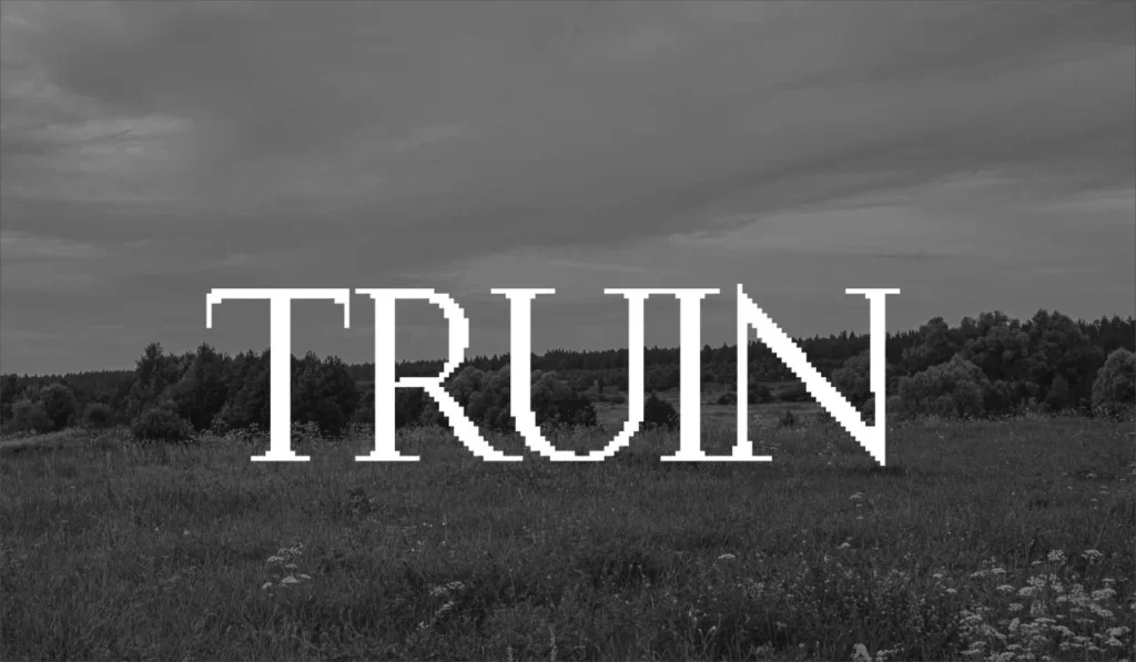 فونت Truin — تصویر ۱