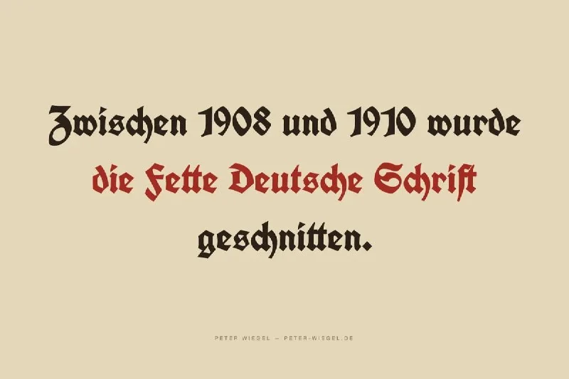 فونت Unifraktur Cook – Free German Gothic Font — تصویر ۲