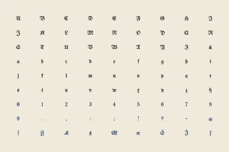 فونت Unifraktur Maguntia — Gothic Font — تصویر ۲