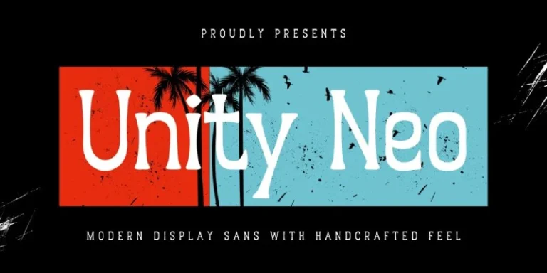 فونت Unity Neo — تصویر ۱