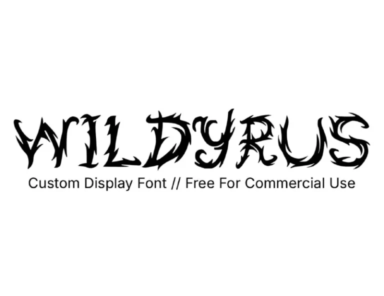 فونت WILDYRUS — تصویر ۱