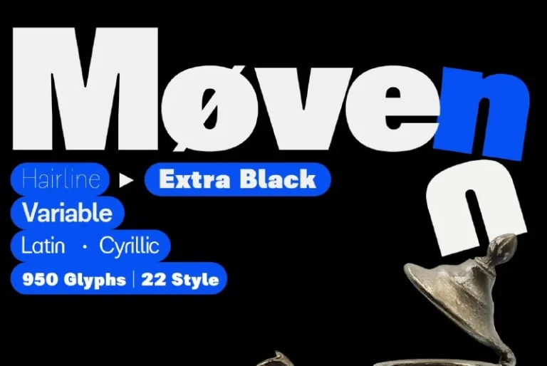 فونت ZT Moven – Free — تصویر ۱